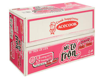 Mì trộn Handy Hảo Hảo hương vị tôm chua cay tô 93g - Thùng 12 tô - CTY BÁT MUỘI