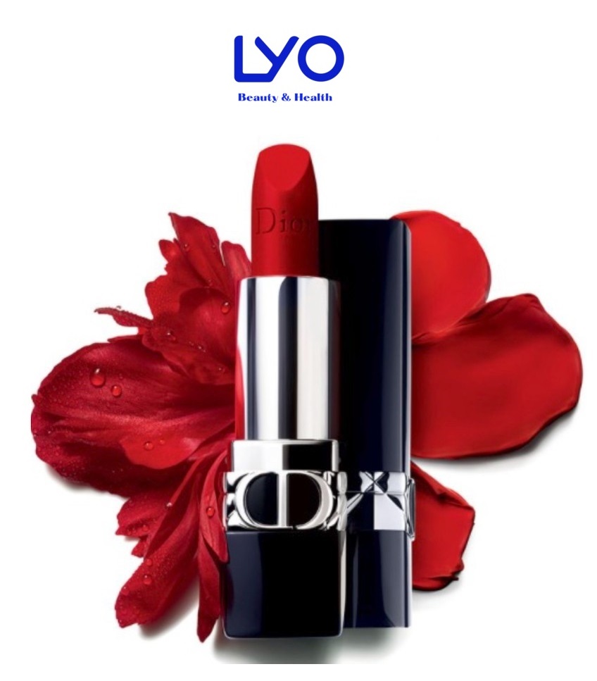 Son thỏi min lì dior rouge mini velvet 999 1.5g