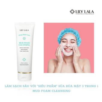 SỮA RỬA MẶT LILY LALA MUD FOAM CLEANSING 3IN 1