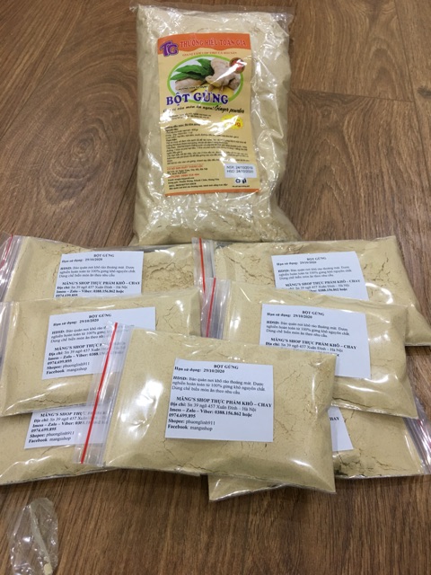 Bột Gừng nguyên chất gói 500g