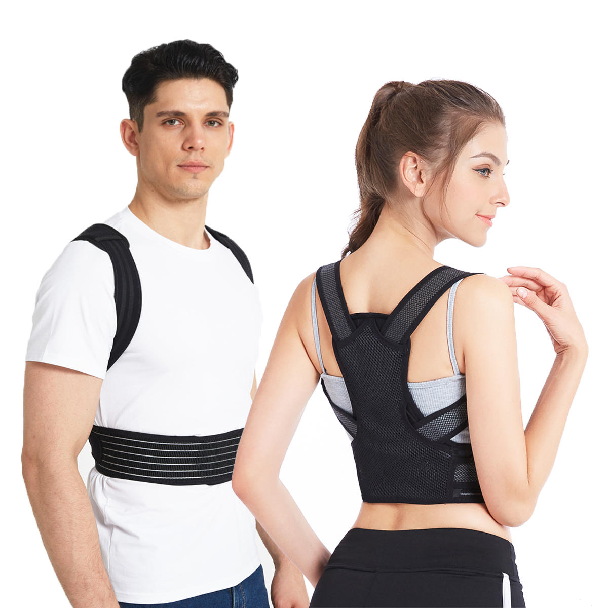 Đai chống gù lưng posture corrector - đai chống gù lưng nam nữ, cải thiện cột sống chống cong vẹo lưng bảo hành 1 đổi 1