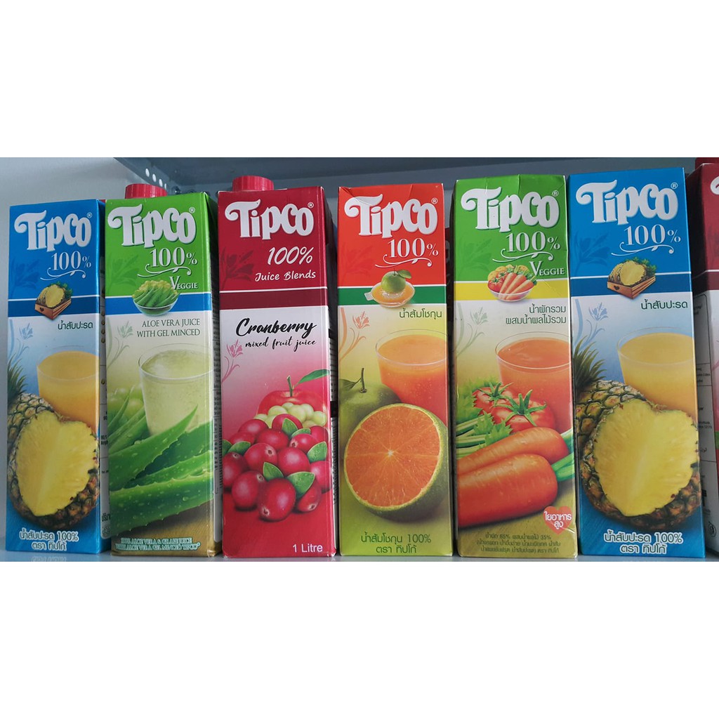 Hcm- nước ép trái cây tipco 970ml/1000ml thái lan