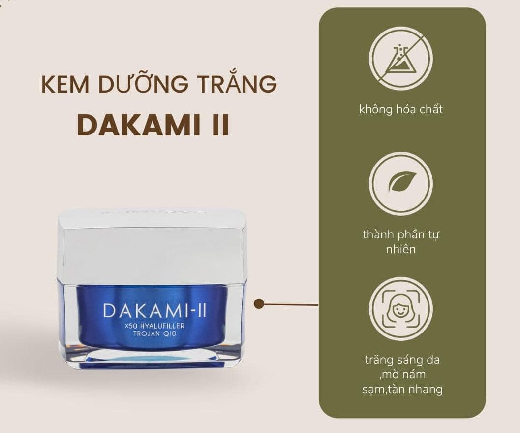 [HCM]DAKAMI-II - MỜ NÁM SẠM TÀN NHANG VỚI CÔNG NGHỆ ĐỘT PHÁ TROJAN Q10-30gr