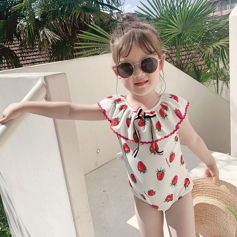 Bikini bé gái 1 mảnh hở lưng kèm nơ đang yêu, Đồ bơi bé gái, bikini cho bé kèm nơ dễ thương, bikini cho bé, đồ tắm cho bé, bikini bé gái, đô đi biển, sét áo tắm