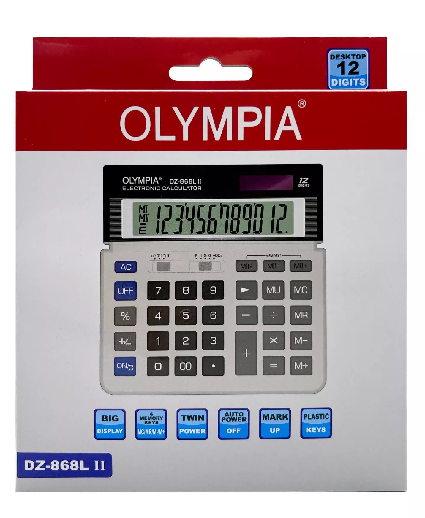 Calculatrice De Poche Vintage Olympia LC 825Slim - Testée Fonctionne (collection)