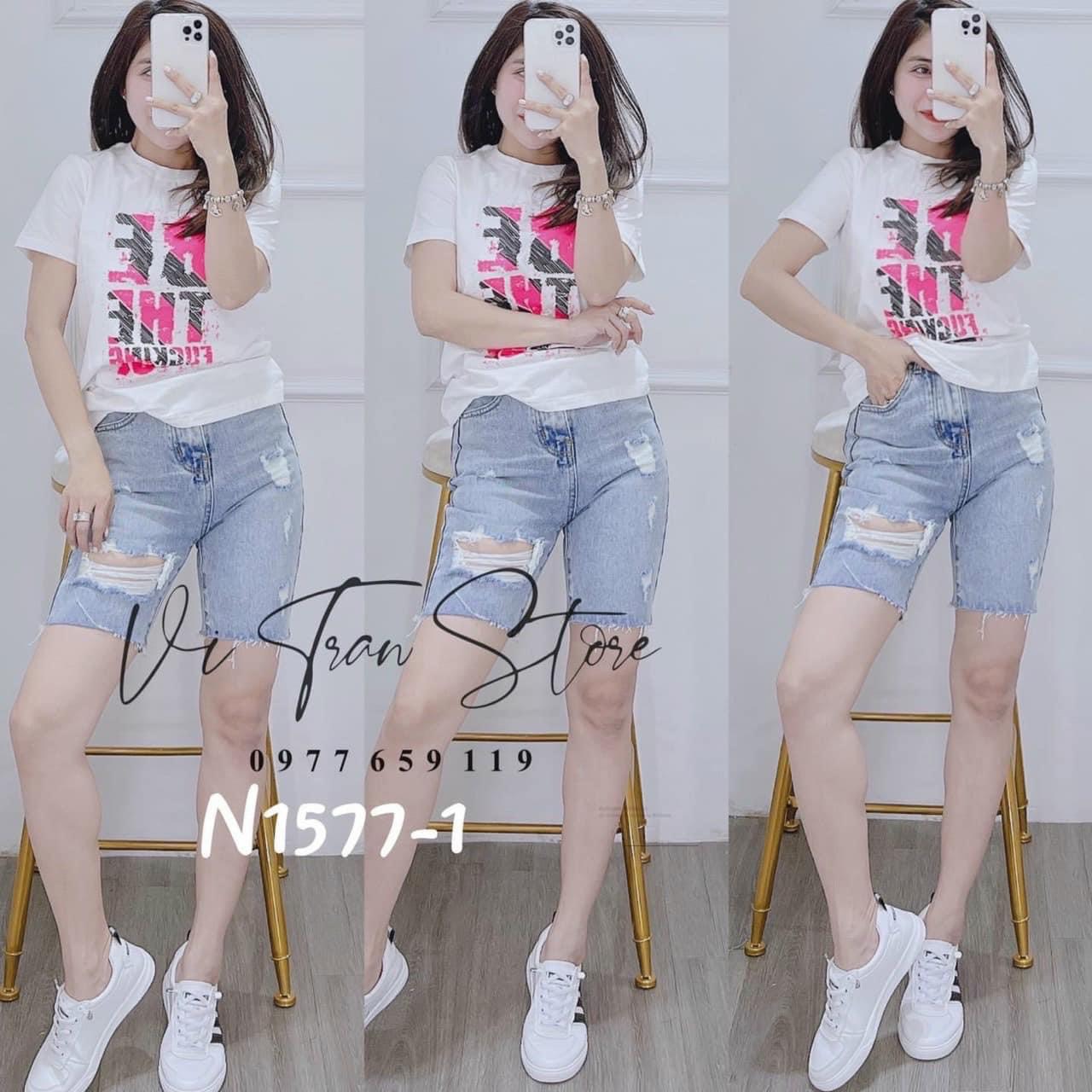 - áo thun nữ trắng phối hồng freesize hot hit mã b4
