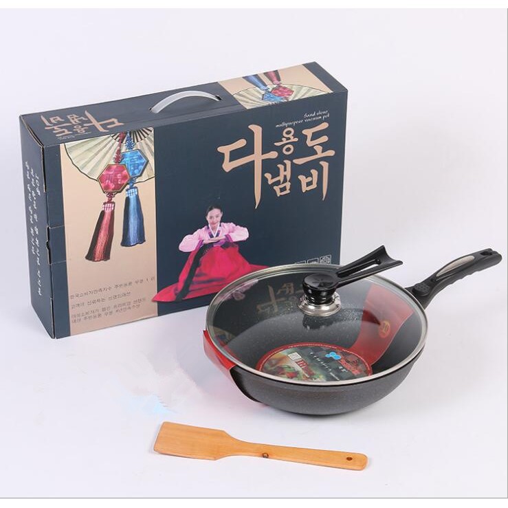 Chảo chống dính copia hàn quốc 5 lớp siêu bền, chảo chống dính sâu lòng 32cm siêu bền