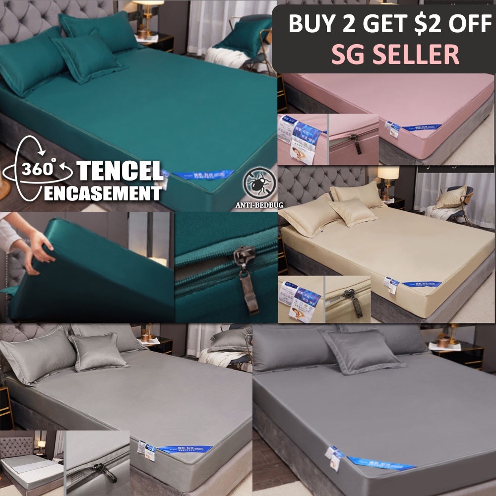 tencel jacquard mattress protector