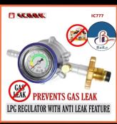 Authentic LPG Regulator with Gauge and Safety Button - iCook