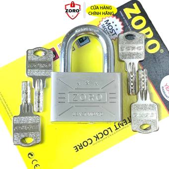 ổ khóa ZORO 6 phân,càng ngắn,chìa muỗng⚡FREE SHIP⚡ổ khóa cửa nhà chống trộm cao cấp-Công nghệ Mỹ: chống cưa,chống cắt,chống đục,chống cháy,chống nước,chống rỉ sét - ổ khóa bấm không cần chìa - ổ khóa cửa cổng