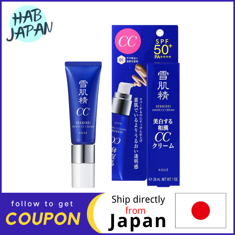 Gambar KOSE Sekkisei White CC Cream 30g  SPF50 1 bottle can fulfill 6 functions of beauty essence milky lotion cream sunscreen makeup base foundation?Ship directly from Japan?