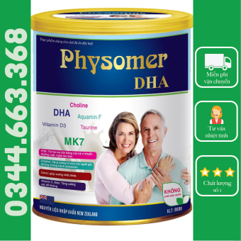 Sữa PHYSOMER DHA 900g - Hỗ trợ và giúp xương chắc, khớp khỏe