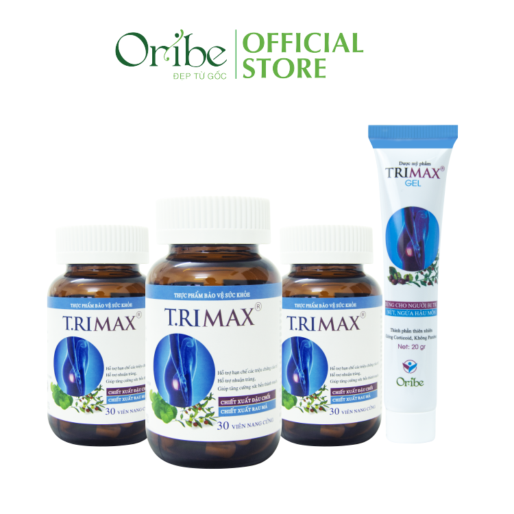 Liệu trình co búi trĩ 1 tháng trimax dân khang 4 món giúp săn se trĩ giảm đau rát táo bón
