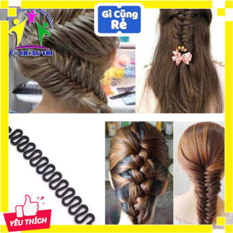 Dụng cụ tết tóc đuôi sam, bộ thắt bính xương cá tại nhà - thương hiệu VỢ CHỒNG TÔI