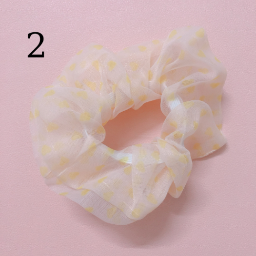 Dây Buộc Tóc, Cột Tóc Scrunchies, Dây Buộc Tóc Vải, Phong Cách Hàn Quốc