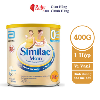 Similac mom IQ 400g milk powder vanilla supplement for pregnant women and nursing feeding