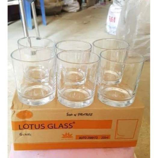 Bộ cốc thủy tinh 6 cái