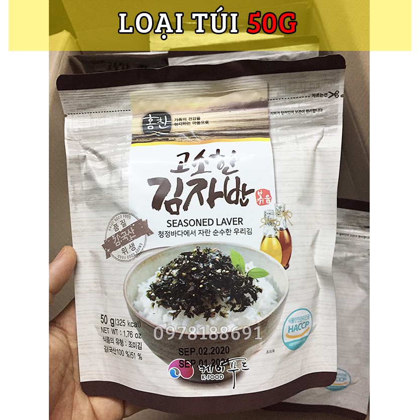 Rong biển rắc cơm Hàn quốc- Gói 50g