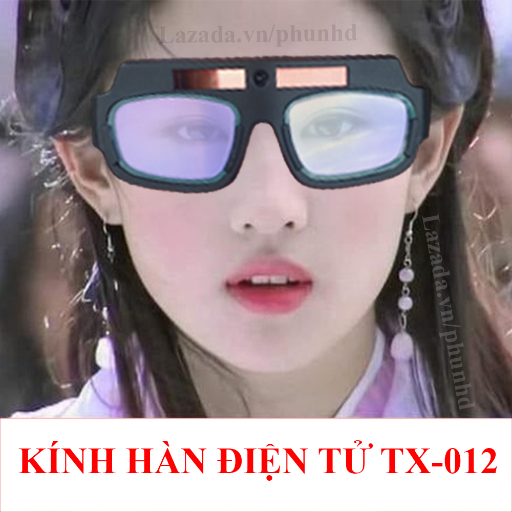 Kính hàn điện tử tx012s - kính hàn điện tử thông minh tự động bảo vệ mắt TX012