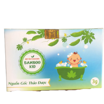 Bột tắm thảo dược Bamboo Kid - Hộp 3g