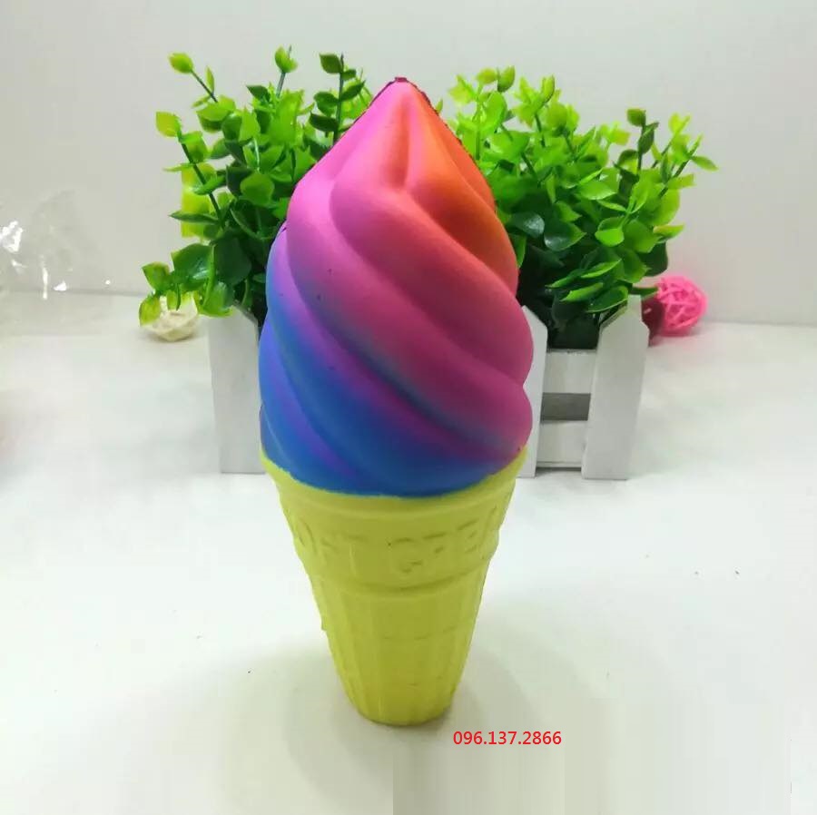 Squishy kem ốc quế - thaoanhshop2019