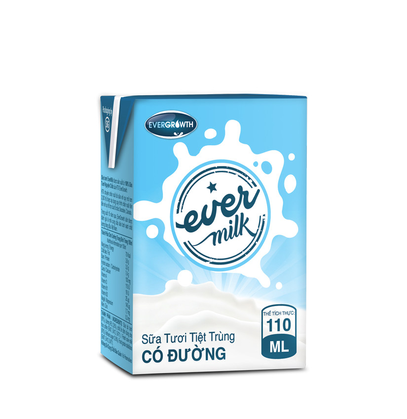 Quà Tặng Sữa tươi Evermilk hộp 110ml