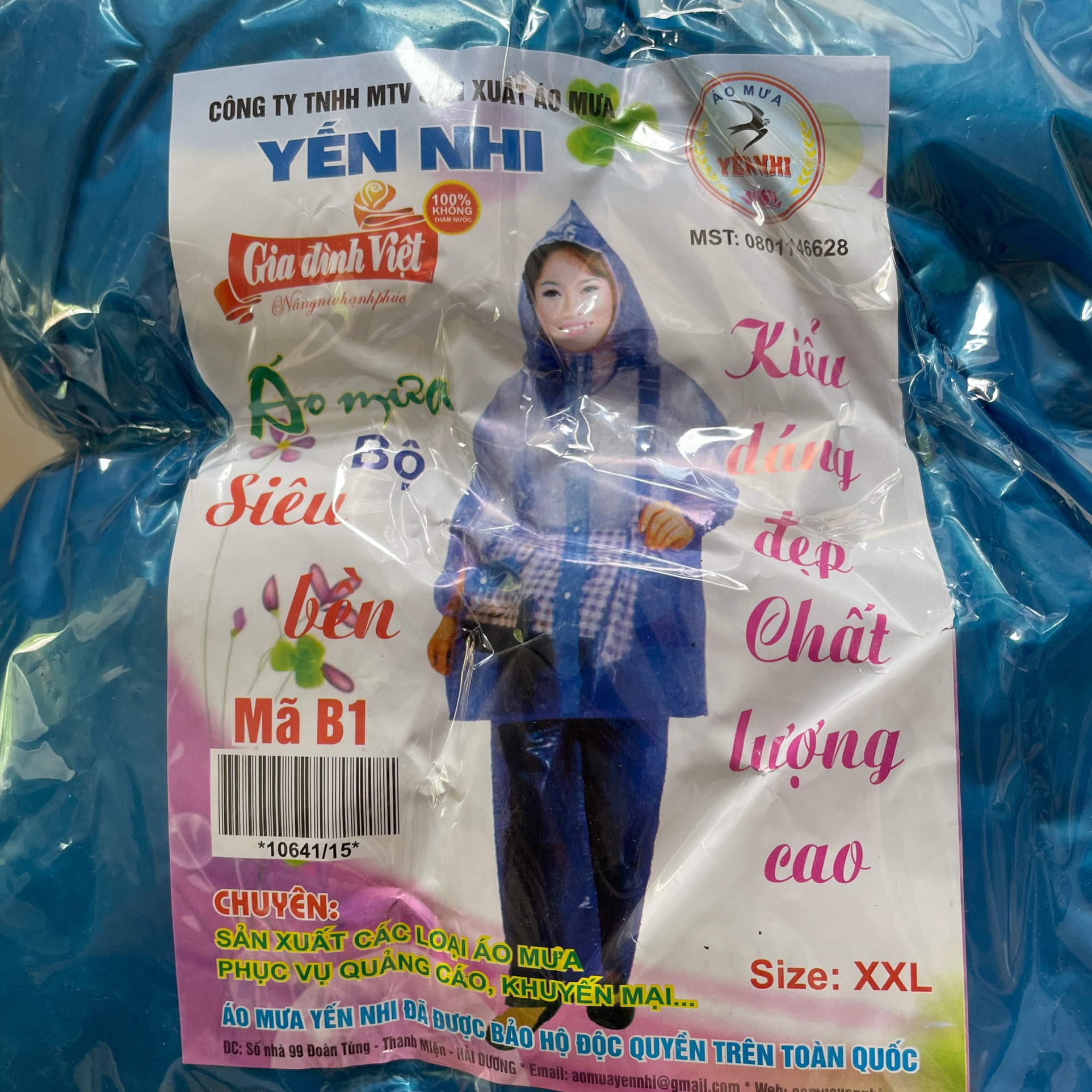 Combo 20 ao mưa người lớn