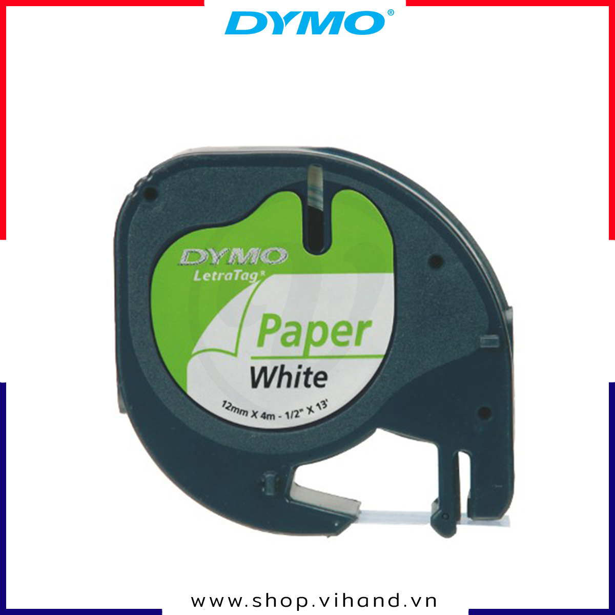 Băng nhãn dán Dymo giấy 12mm x 4m –