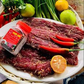 Bò một nắng muối kiến Chuẩn vị Chảo lửa Krong Pa, Gia Lai (500g)-Sản phẩm OCOP tỉnh Gia Lai