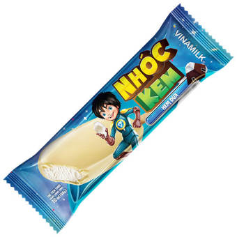 4 Thùng Nhóc Kem Vinamilk Dừa Sôcôla - Que 70ml