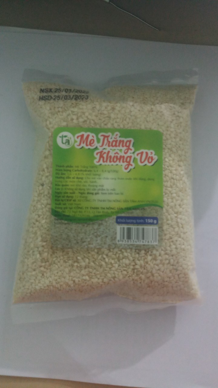 Hạt mè trắng 150g