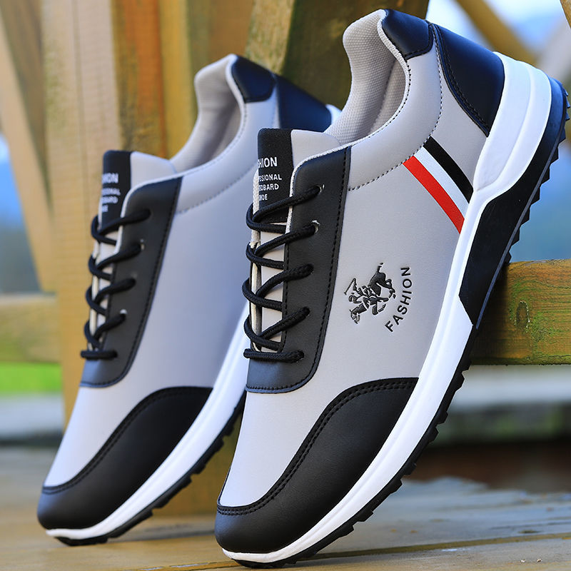 On Sale Men Sneakers Fashion Korean Damping Outdoor Casual Sport Shoes for Men Jogging Shoes Running Walking Unisex Soft Bottom Heighten 2022 - 2