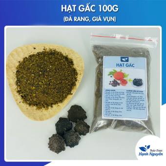100g Hạt Gấc Đã Rang Thơm, Giã Vụn - Hạt Gấc Khô Làm Nghệ Gấc Hạ Thổ