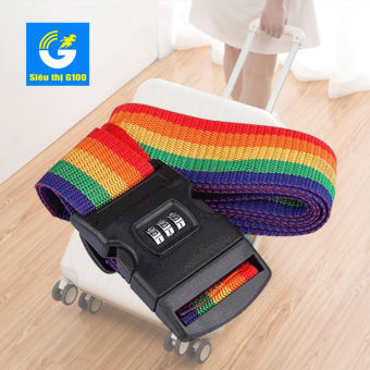 Dây đai bảo vệ vali chống trộm đồ vali có khóa số