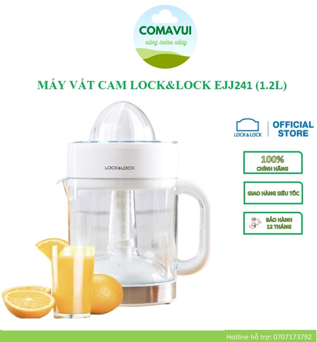 Ejj241 - máy vắt cam lock&lock 1.2l hàng khuyến mãi ensure gold – bảo hành chính hãng 12 tháng