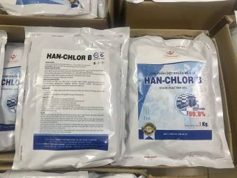 CHẾ PHẨM DIỆT KHUẨN BỀ MẶT CLORAMIN B HAN-CHLOR B
