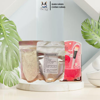 HOÀN TIỀN 15% - Combo Tắm Trắng Body (100g Bột Niacinamide  200g Bột Đậu Đỏ  Bộ Bát Trộn)