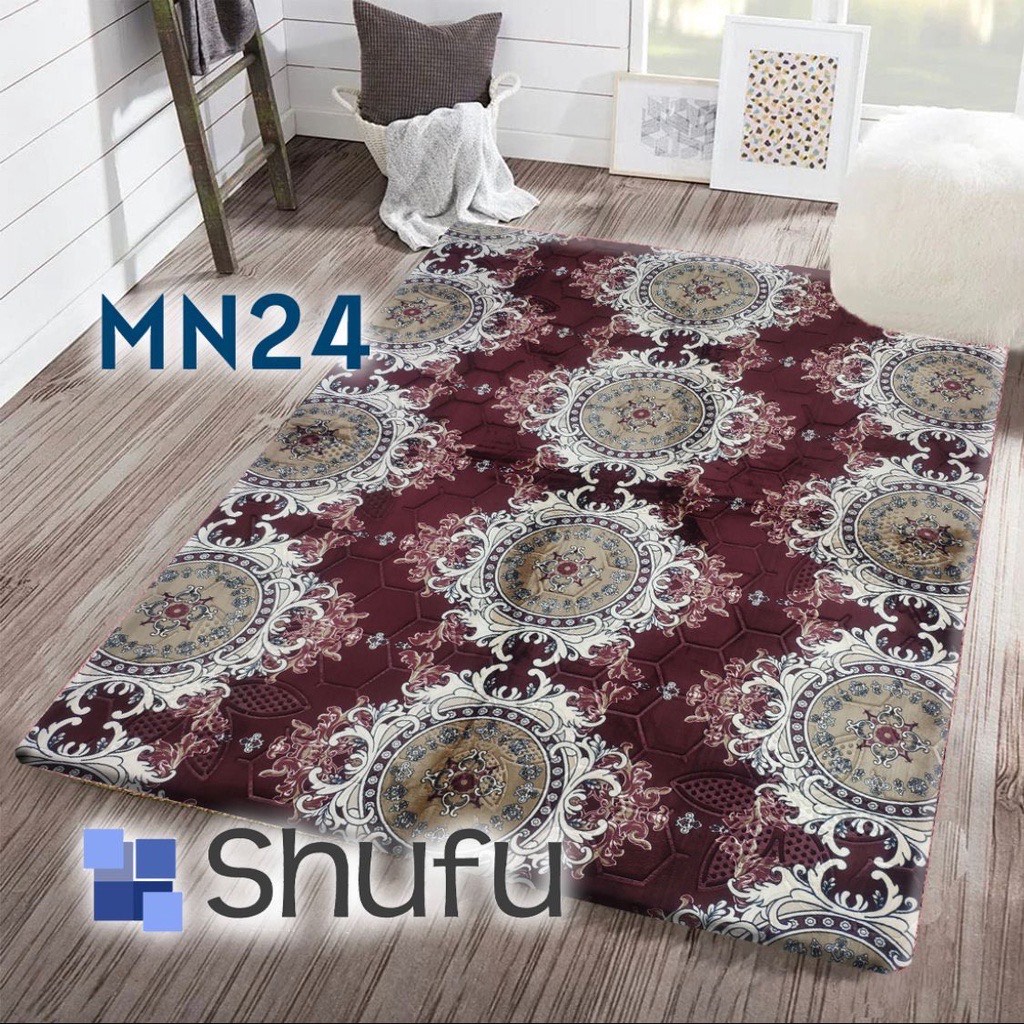 Karpet Malaysia | Ukuran 140cm x 190cm | Motif Bunga dan Minimalis | Karpet lantai | Ambal malaysia
