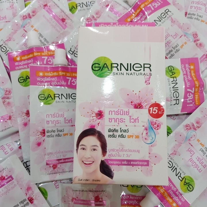 Combo 10 hộp = 60 tuýt kem chống nắng trắng da garnier chuẩn thái lan