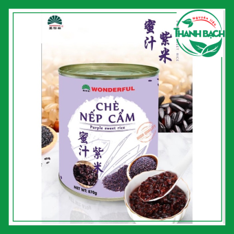 Chè nếp cẩm Wonderful lon 870g