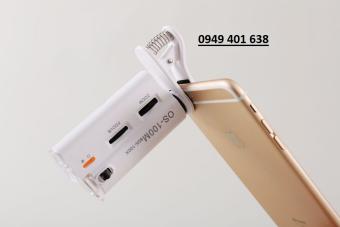 Kính hiển vi, kính lúp 100 lần cầm tay và cho điện thoại hàng cao cấp, có đèn LED