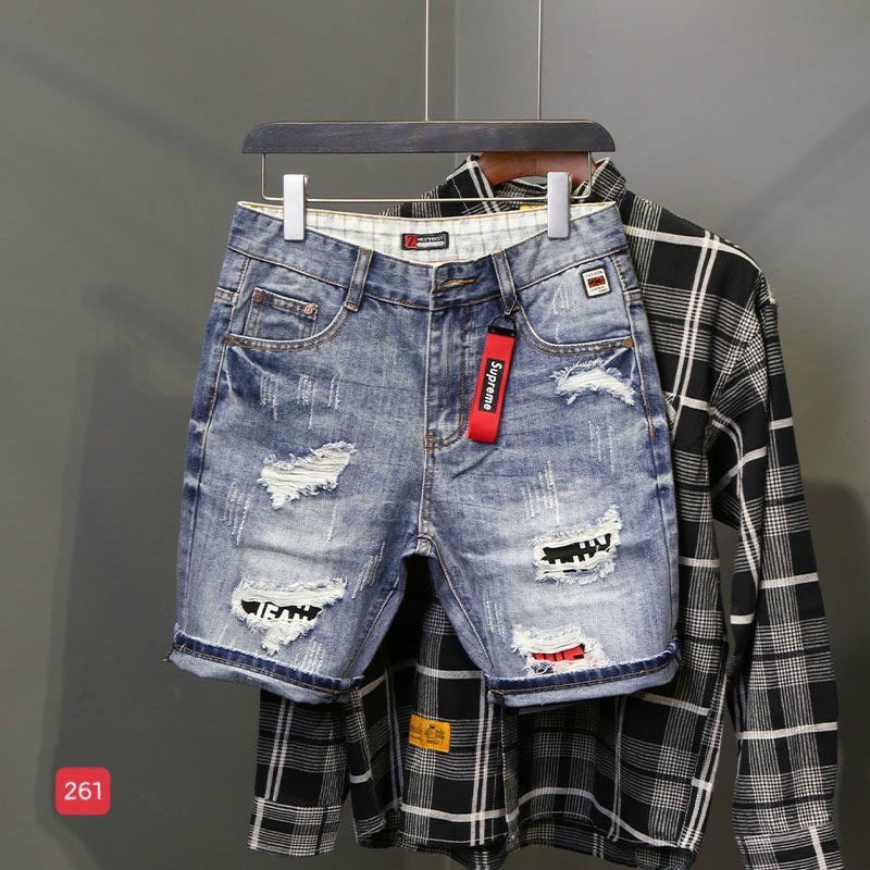 QUẦN SHORT JEAN NAM CHẤT DEMIN CAO CẤP, MÀU SẮC TRẺ TRUNG DỄ MIX ĐỒ PHONG CÁCH  AMISASHOP98