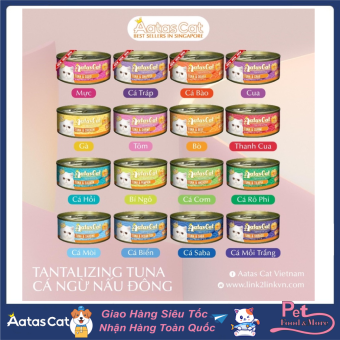 Aatas Tanlizing - Pate Cá Ngừ Nấu Đông Mix Topping Thơm Ngon Khó Cưỡng