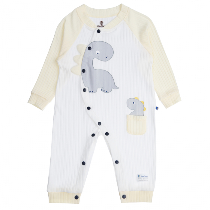 Body sơ sinh dài tay in khủng long HN21T 6-9m