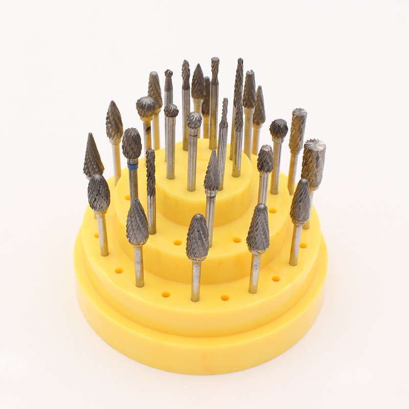 Gambar 28PCS Dental Grinding Heads Tungsten Steel Teeth Polishing Burs Dental Lab Grinding Drill Grinder Dentistry Equipment Burs