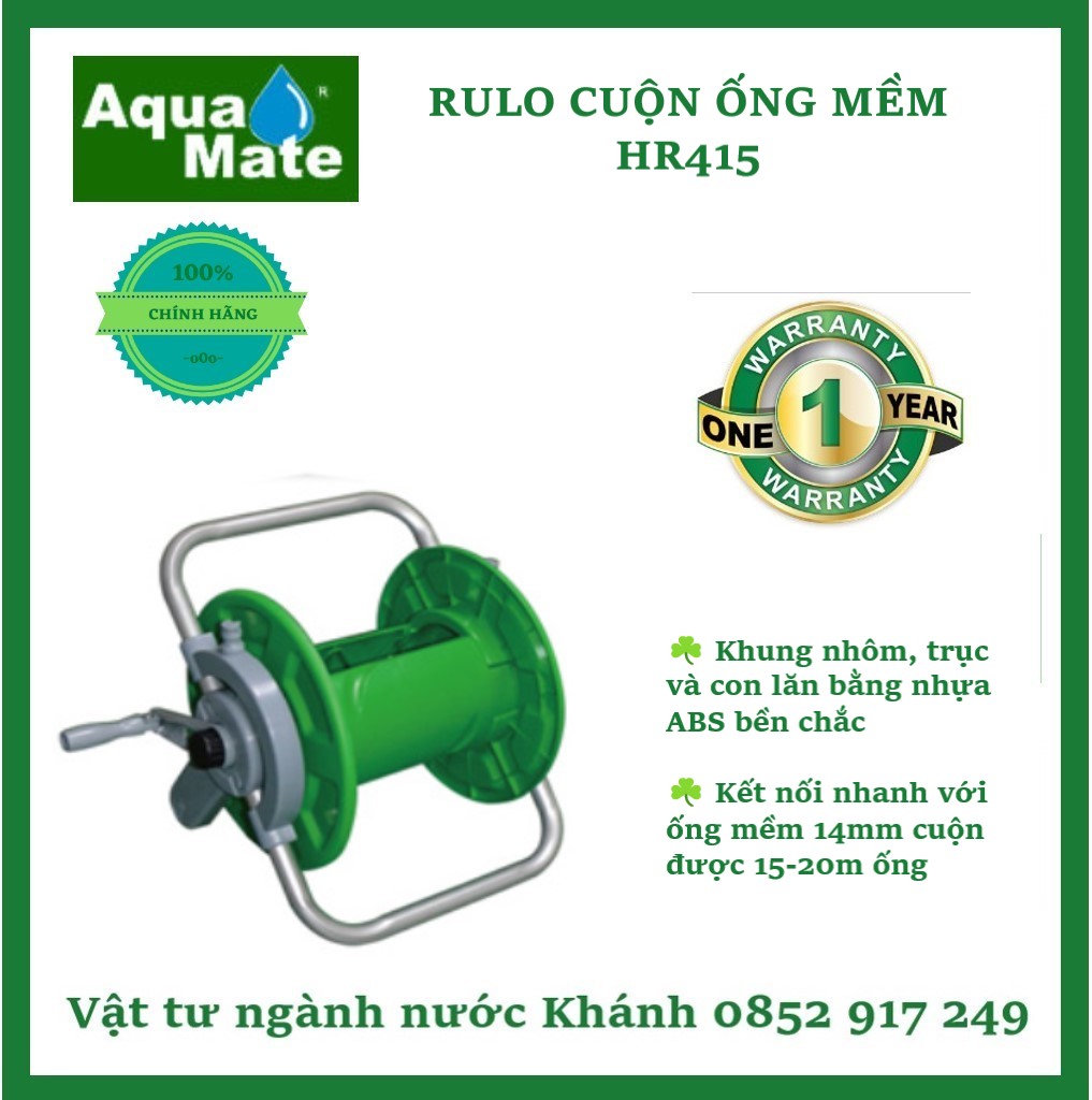 [HCM]Bộ Rulo cuộn ống nước làm vườn Aquamate - Mã HR415 Thái Thịnh