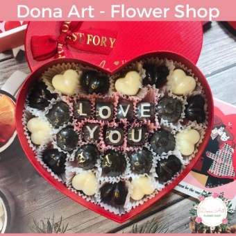 Hộp SOCOLA  hình trái tim DONA ART SC01- Quà tặng 8/3, Valentine, quà tết