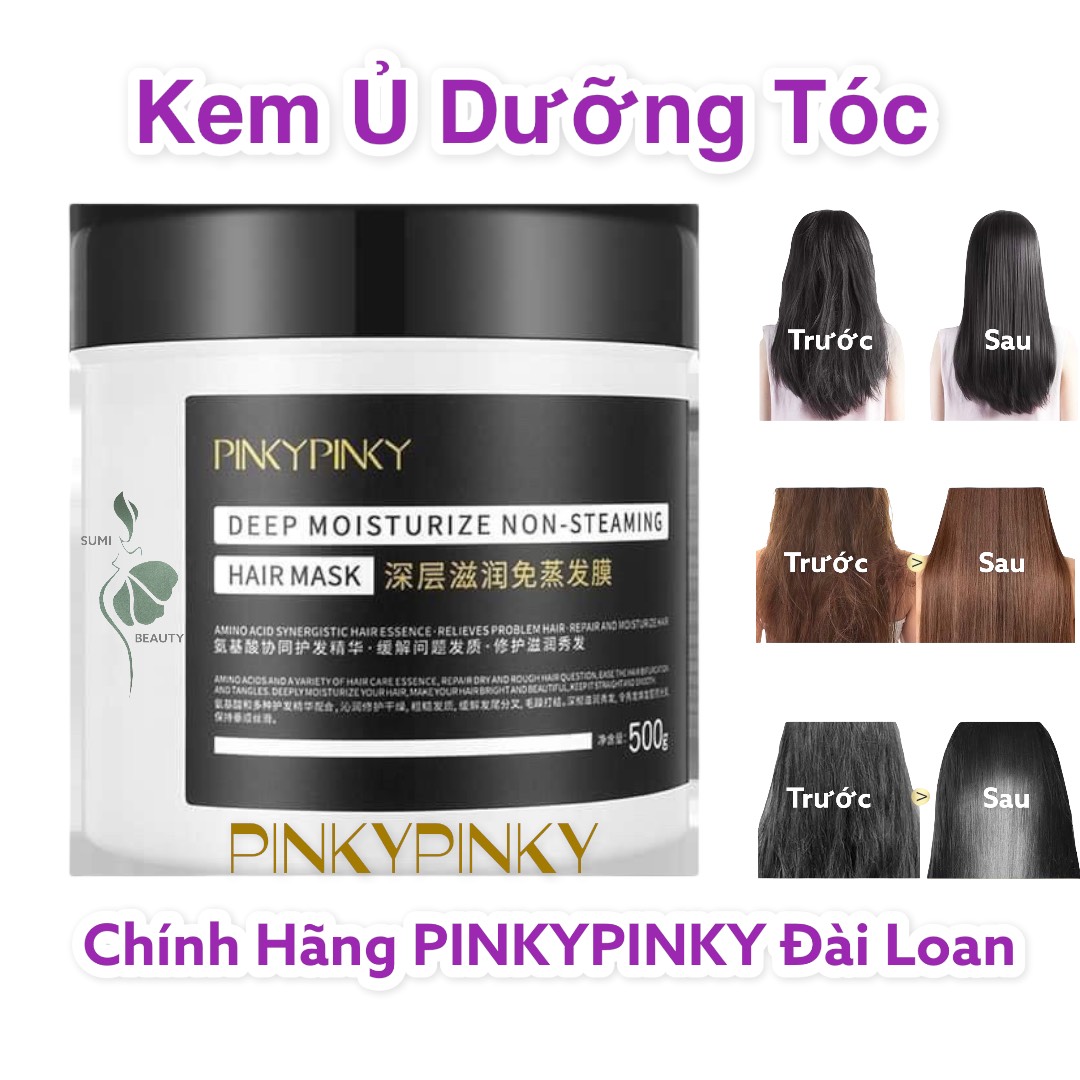 Kem Ủ Tóc PINKYPINKY 500g Hàng Đài Loan Chính Hãng Phục Hồi Tóc Hư Tổn Cho Bạn Mái Tóc Mềm Mại Bóng Mượt