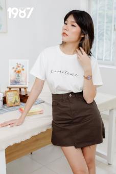 Chân váy vạt xéo