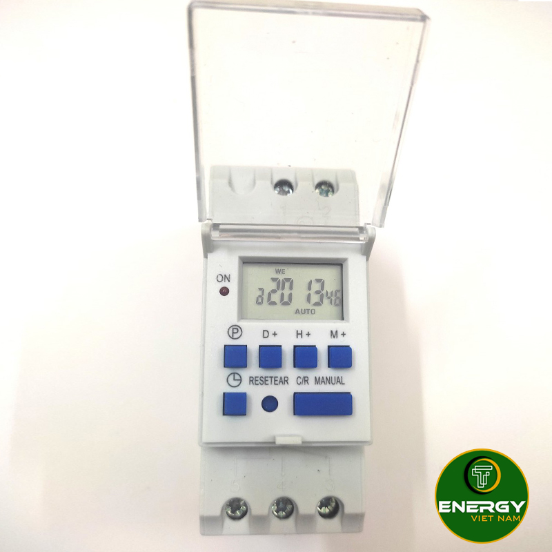 Công tắc hẹn giờ điện tử lập trình thc15a 16a/220v - hẹn giờ luân phiên theo tuần 16 0n/off- thiết bị điện energy